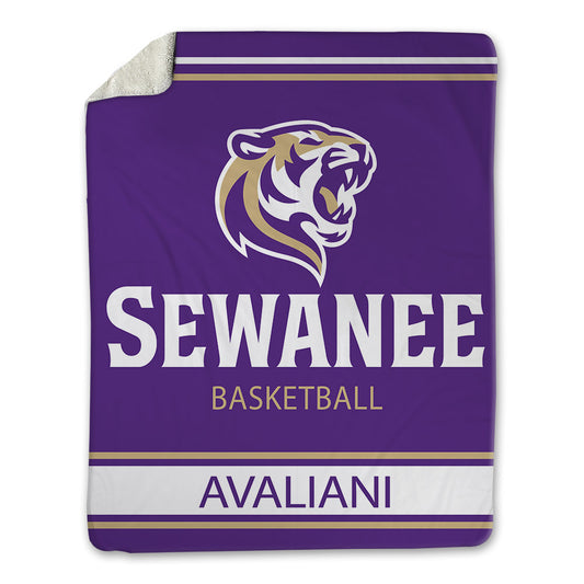 Sewanee - NCAA Men's Basketball : Nikolas Avaliani - Blanket-0