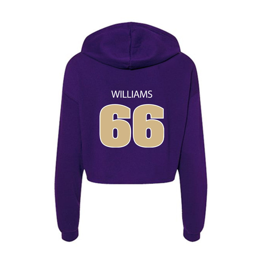 Sewanee - NCAA Football : Quinn Williams - Classic Shersey Women's Crop Fleece Hoodie-1