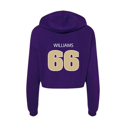 Sewanee - NCAA Football : Quinn Williams - Classic Shersey Women's Crop Fleece Hoodie-1