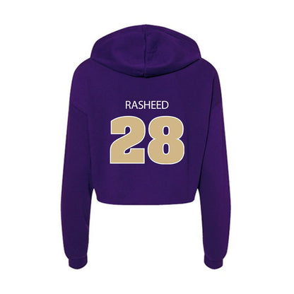 Sewanee - NCAA Men's Soccer : Isaac Rasheed - Classic Shersey Women's Crop Fleece Hoodie-1