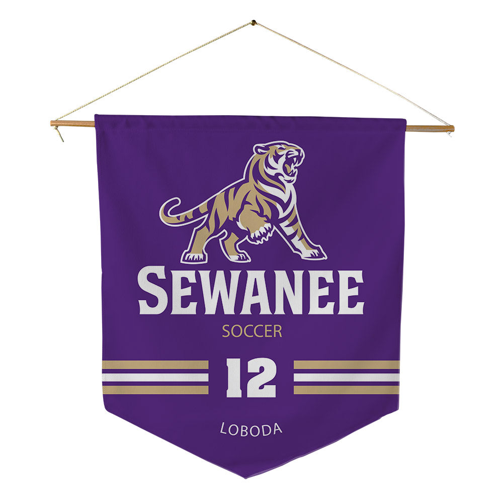 Sewanee - NCAA Men's Soccer : Lorinc Loboda - Pennant - 18" x 21"-0