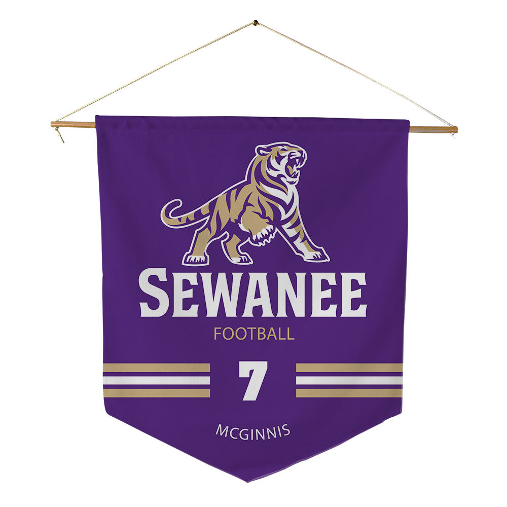Sewanee - NCAA Football : Logan McGinnis - Pennant - 18" x 21"-0