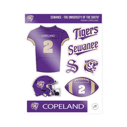 Sewanee - NCAA Football : Isaiah Copeland - Sticker Sheet-0