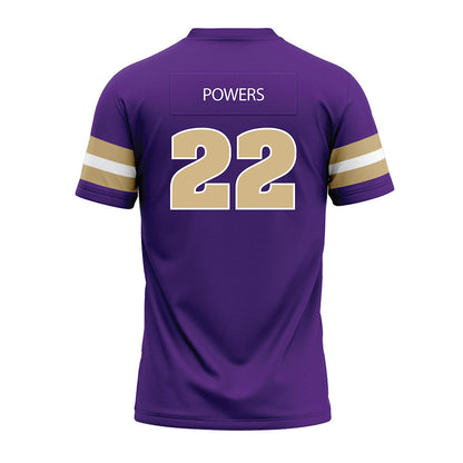 Sewanee - NCAA Football : Mac Powers - Purple Premium Football Jersey-1