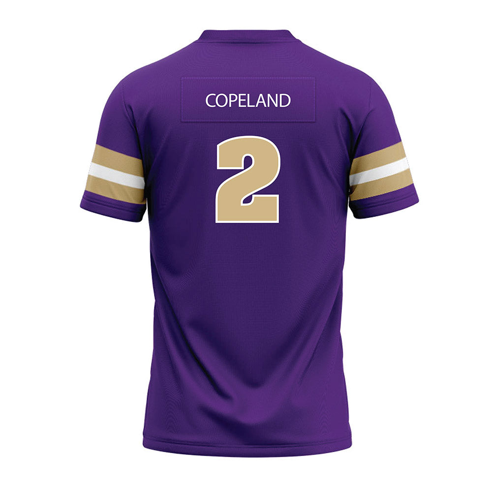 Sewanee - NCAA Football : Isaiah Copeland - Purple Premium Football Jersey-1