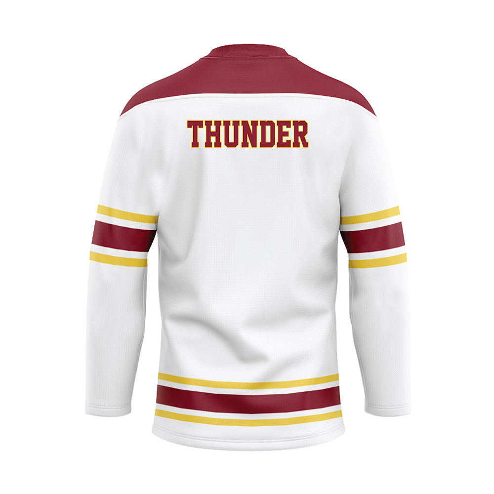 NSU - NCAA Men's Ice Hockey : - White Hockey Jersey-1