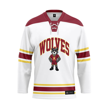 NSU - NCAA Men's Ice Hockey : - White Hockey Jersey-0