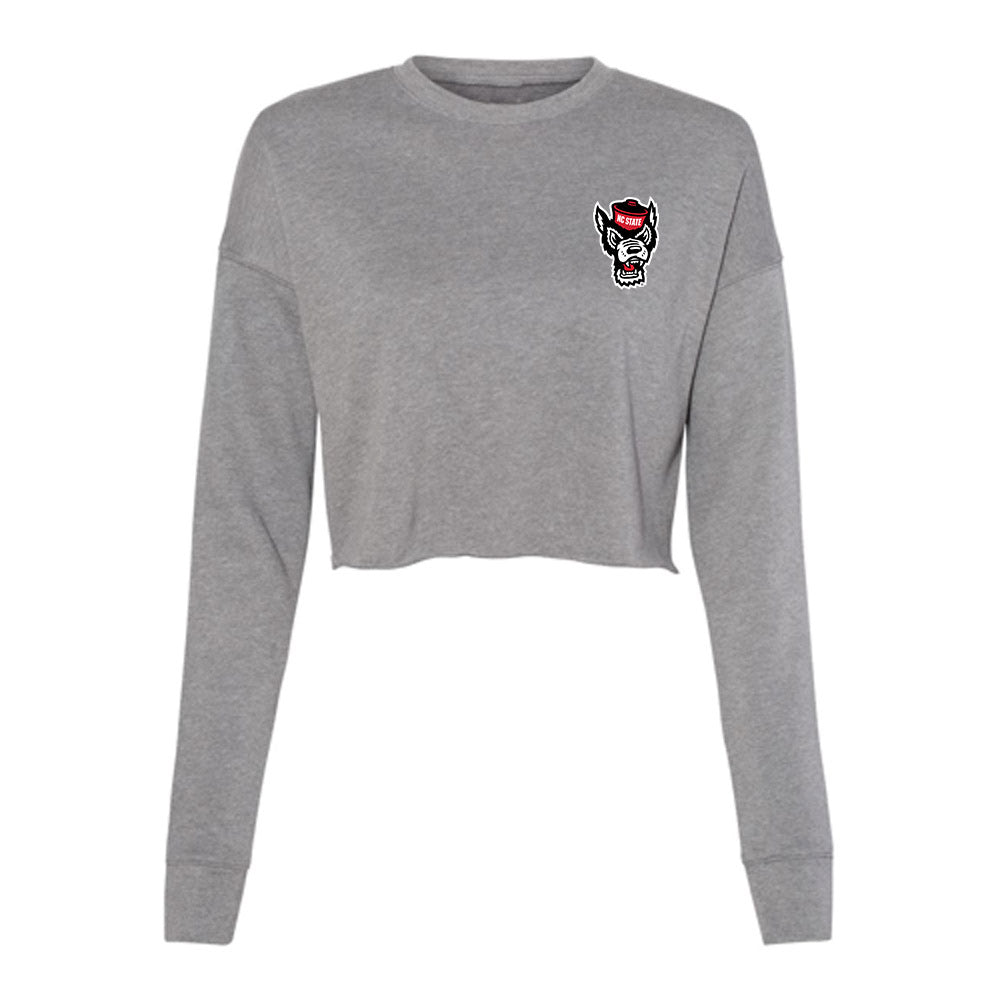 NC State - Ripken : - Champ on the Stadium Women's Cropped Crew Fleece-0