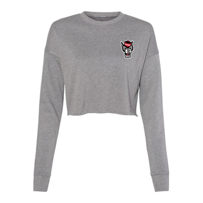 NC State - Ripken : - Champ on the Stadium Women's Cropped Crew Fleece-0