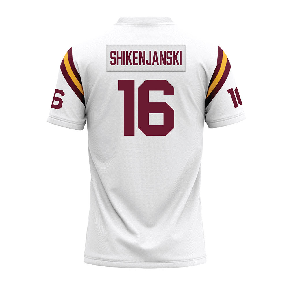 Minnesota - NCAA Football : Max Shikenjanski - 1960 White Premium Football Jersey-1