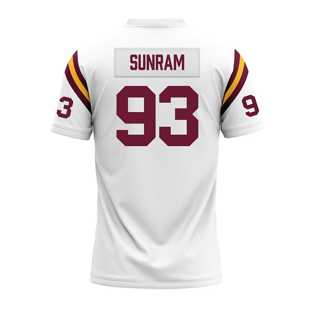 Minnesota - NCAA Football : Riley Sunram - 1960 White Premium Football Jersey-1