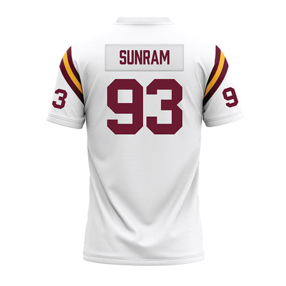 Minnesota - NCAA Football : Riley Sunram - 1960 White Premium Football Jersey-1