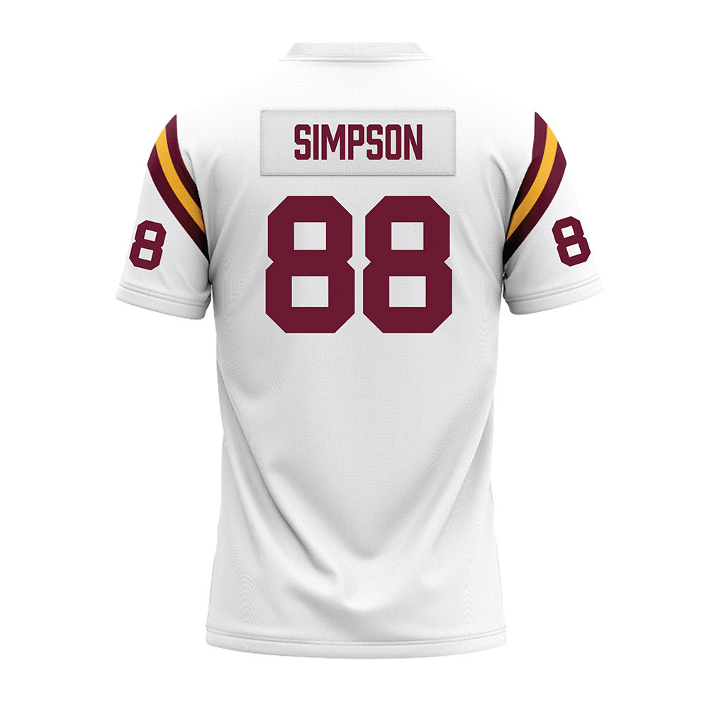 Minnesota - NCAA Football : Jacob Simpson - 1960 White Premium Football Jersey-1
