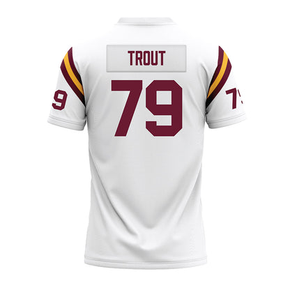 Minnesota - NCAA Football : Andrew Trout - 1960 White Premium Football Jersey-1