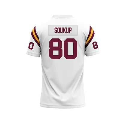 Minnesota - NCAA Football : Alan Soukup - 1960 White Premium Football Jersey-1