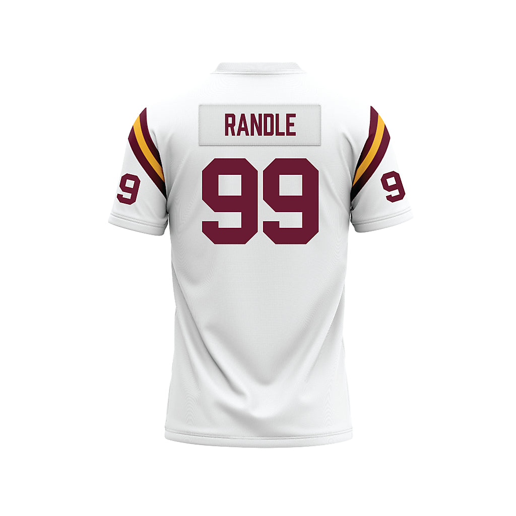 Minnesota - NCAA Football : Theorin Randle - 1960 White Premium Football Jersey-1