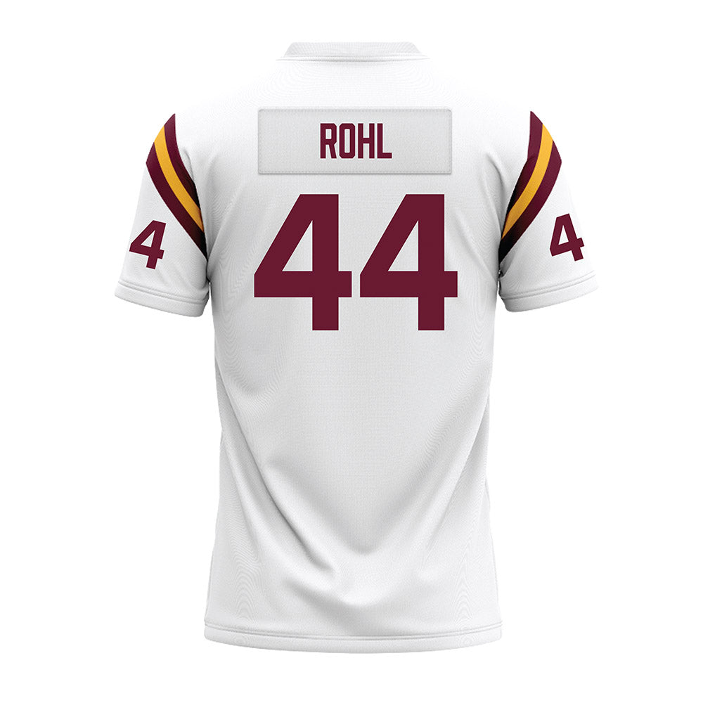 Minnesota - NCAA Football : George Rohl - 1960 White Premium Football Jersey-1