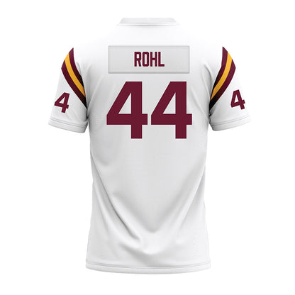 Minnesota - NCAA Football : George Rohl - 1960 White Premium Football Jersey-1