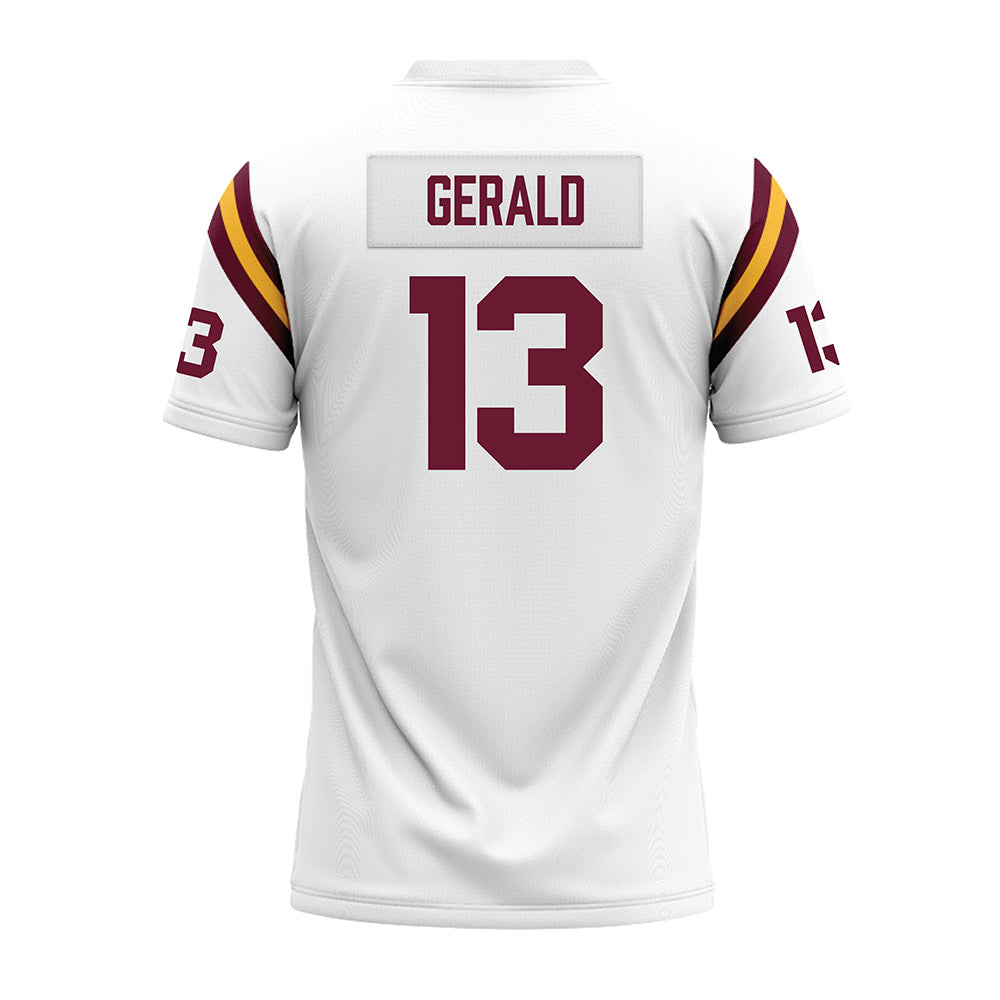 Minnesota - NCAA Football : Mike Gerald - 1960 White Premium Football Jersey-1