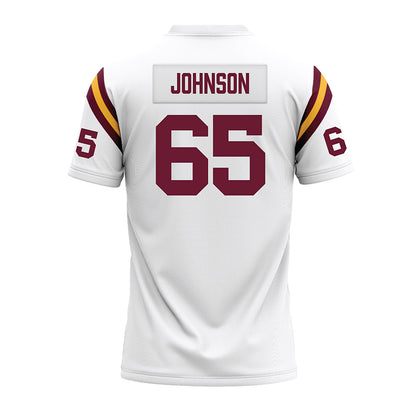 Minnesota - NCAA Football : Greg Johnson - 1960 White Premium Football Jersey-1