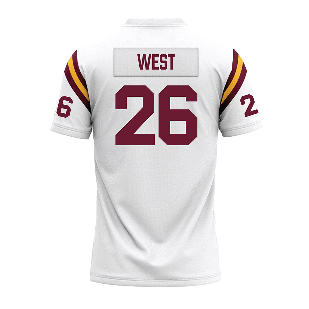 Minnesota - NCAA Football : Elisha West - 1960 White Premium Football Jersey-1