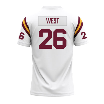 Minnesota - NCAA Football : Elisha West - 1960 White Premium Football Jersey-1