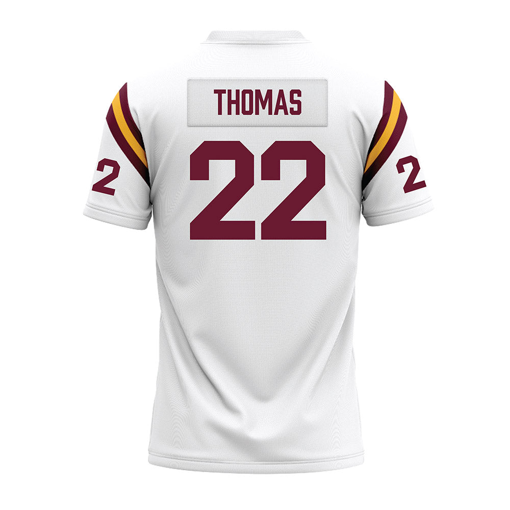 Minnesota - NCAA Football : Jaron Thomas - 1960 White Premium Football Jersey-1