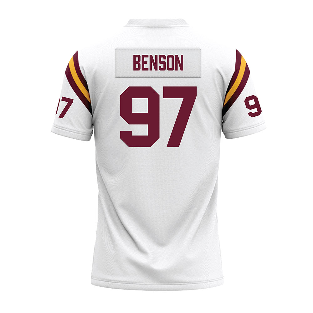 Minnesota - NCAA Football : Jeremiah Benson - 1960 White Premium Football Jersey-1
