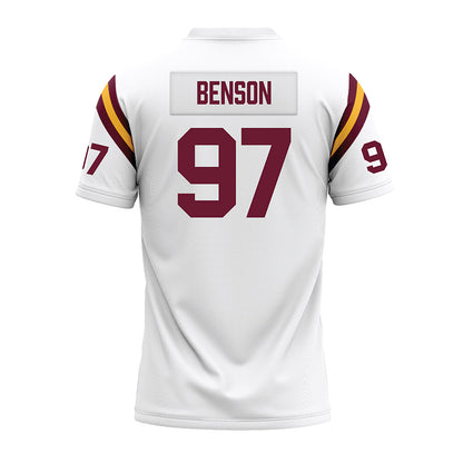 Minnesota - NCAA Football : Jeremiah Benson - 1960 White Premium Football Jersey-1