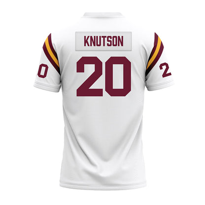 Minnesota - NCAA Football : Parker Knutson - 1960 White Premium Football Jersey-1