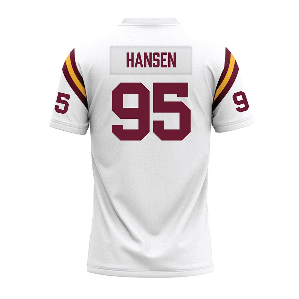 Minnesota - NCAA Football : Colin Hansen - 1960 White Premium Football Jersey-1
