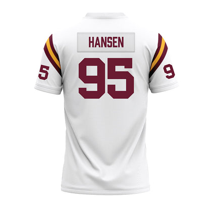 Minnesota - NCAA Football : Colin Hansen - 1960 White Premium Football Jersey-1