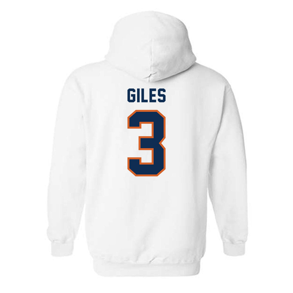 Wheaton IL - NCAA Softball : Bella Giles - Classic Shersey Hooded Sweatshirt-1
