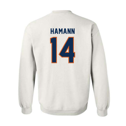 Wheaton IL - NCAA Women's Volleyball : Mary Hamann - Classic Shersey Crewneck Sweatshirt-1