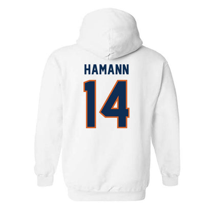 Wheaton IL - NCAA Women's Volleyball : Mary Hamann - Classic Shersey Hooded Sweatshirt-1