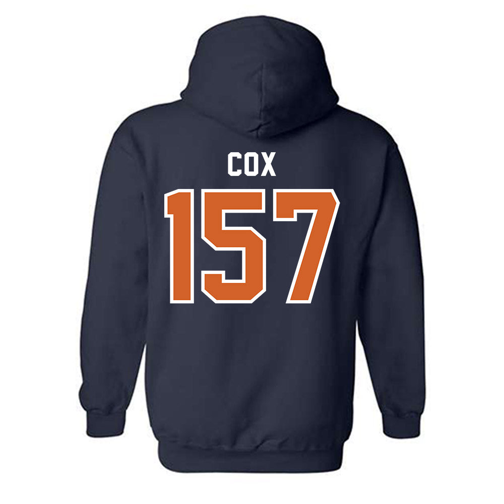 Wheaton IL - NCAA Wrestling : Caleb Cox - Classic Shersey Hooded Sweatshirt-1