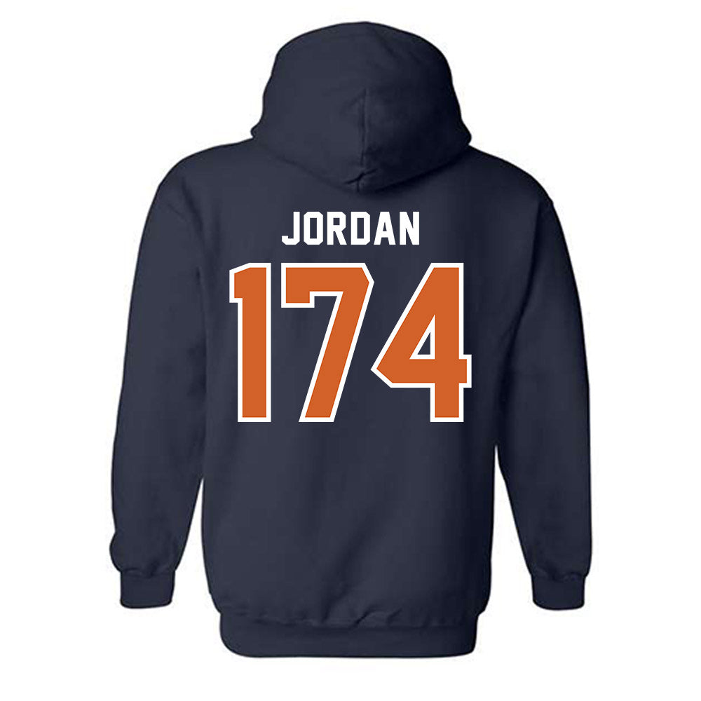 Wheaton IL - NCAA Wrestling : Drew Jordan - Classic Shersey Hooded Sweatshirt-1