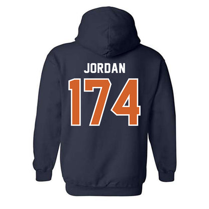 Wheaton IL - NCAA Wrestling : Drew Jordan - Classic Shersey Hooded Sweatshirt-1