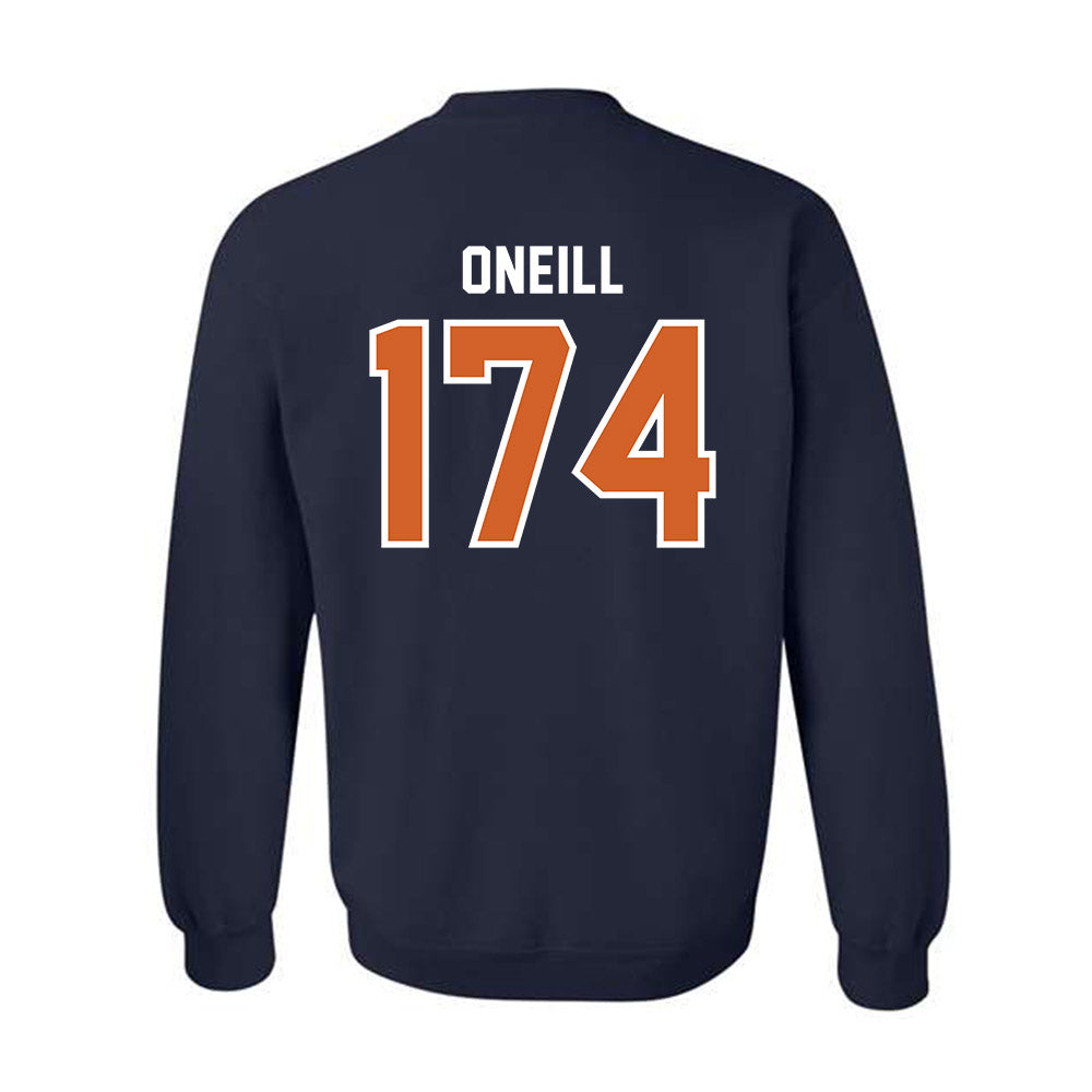 Wheaton IL - NCAA Wrestling : Elias ONeill - Classic Shersey Crewneck Sweatshirt-1