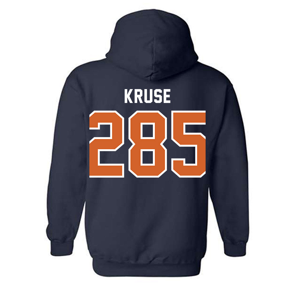 Wheaton IL - NCAA Wrestling : Joseph Kruse - Classic Shersey Hooded Sweatshirt-1