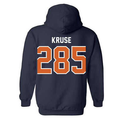 Wheaton IL - NCAA Wrestling : Joseph Kruse - Classic Shersey Hooded Sweatshirt-1