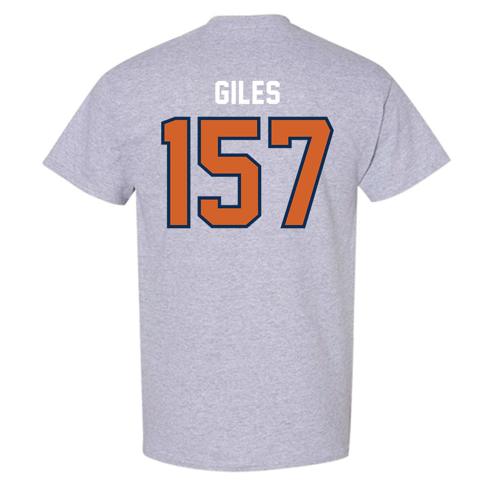 Wheaton IL - NCAA Wrestling : Deonta Giles - Classic Shersey T-Shirt-1