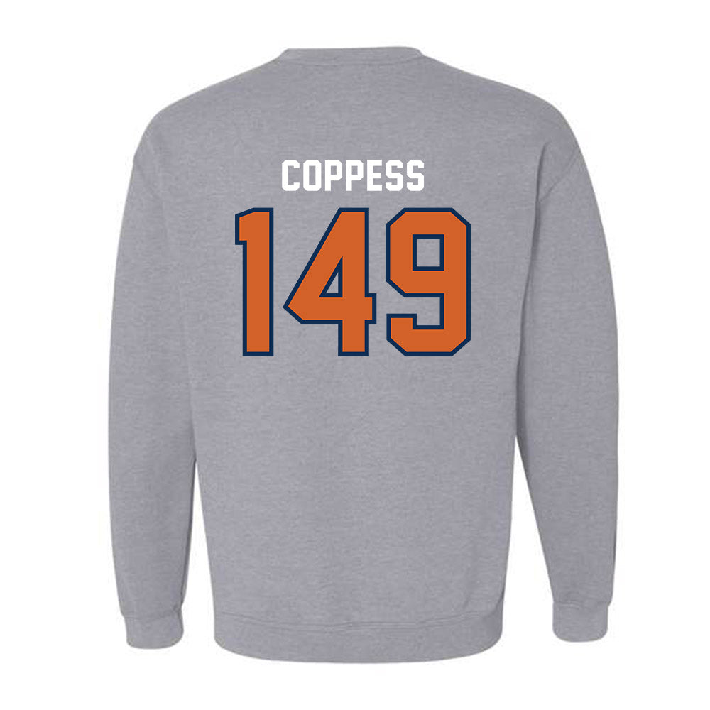 Wheaton IL - NCAA Wrestling : Cale Coppess - Classic Shersey Crewneck Sweatshirt-1