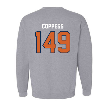 Wheaton IL - NCAA Wrestling : Cale Coppess - Classic Shersey Crewneck Sweatshirt-1