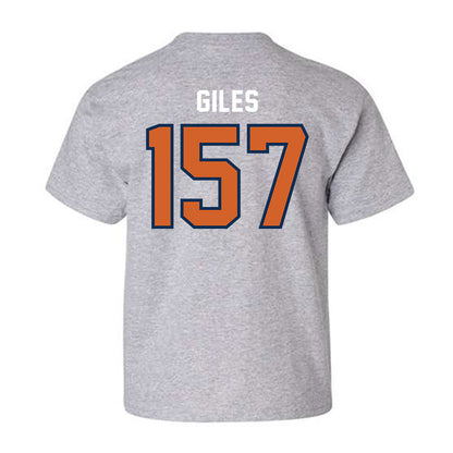 Wheaton IL - NCAA Wrestling : Deonta Giles - Classic Shersey Youth T-Shirt-1
