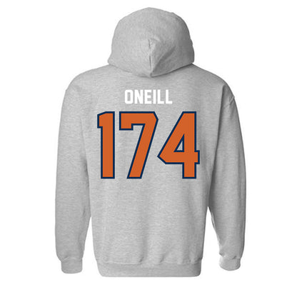 Wheaton IL - NCAA Wrestling : Elias ONeill - Classic Shersey Hooded Sweatshirt-1