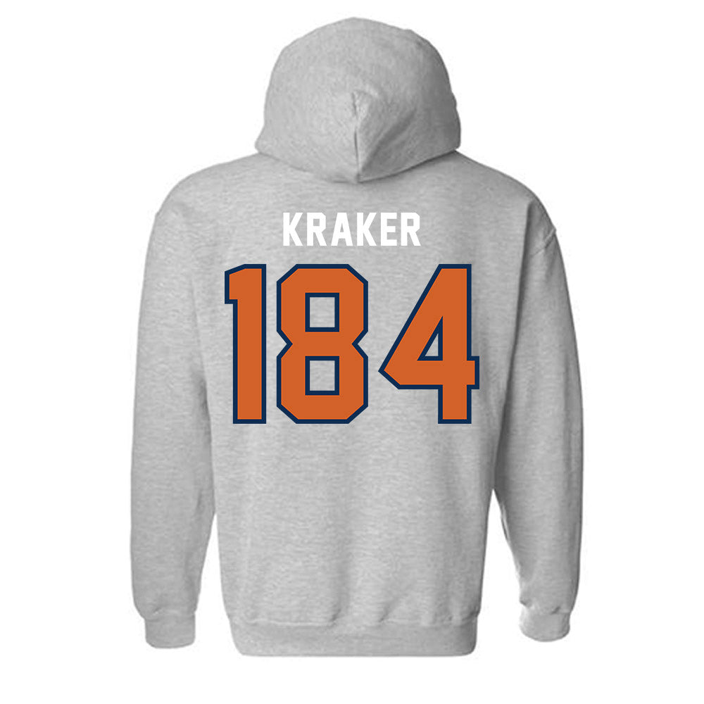 Wheaton IL - NCAA Wrestling : Jacob Kraker - Classic Shersey Hooded Sweatshirt-1