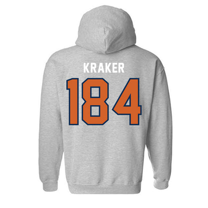 Wheaton IL - NCAA Wrestling : Jacob Kraker - Classic Shersey Hooded Sweatshirt-1
