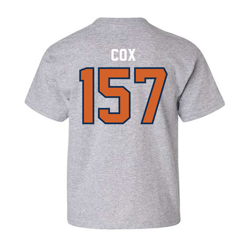 Wheaton IL - NCAA Wrestling : Caleb Cox - Classic Shersey Youth T-Shirt-1