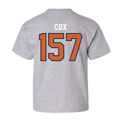 Wheaton IL - NCAA Wrestling : Caleb Cox - Classic Shersey Youth T-Shirt-1